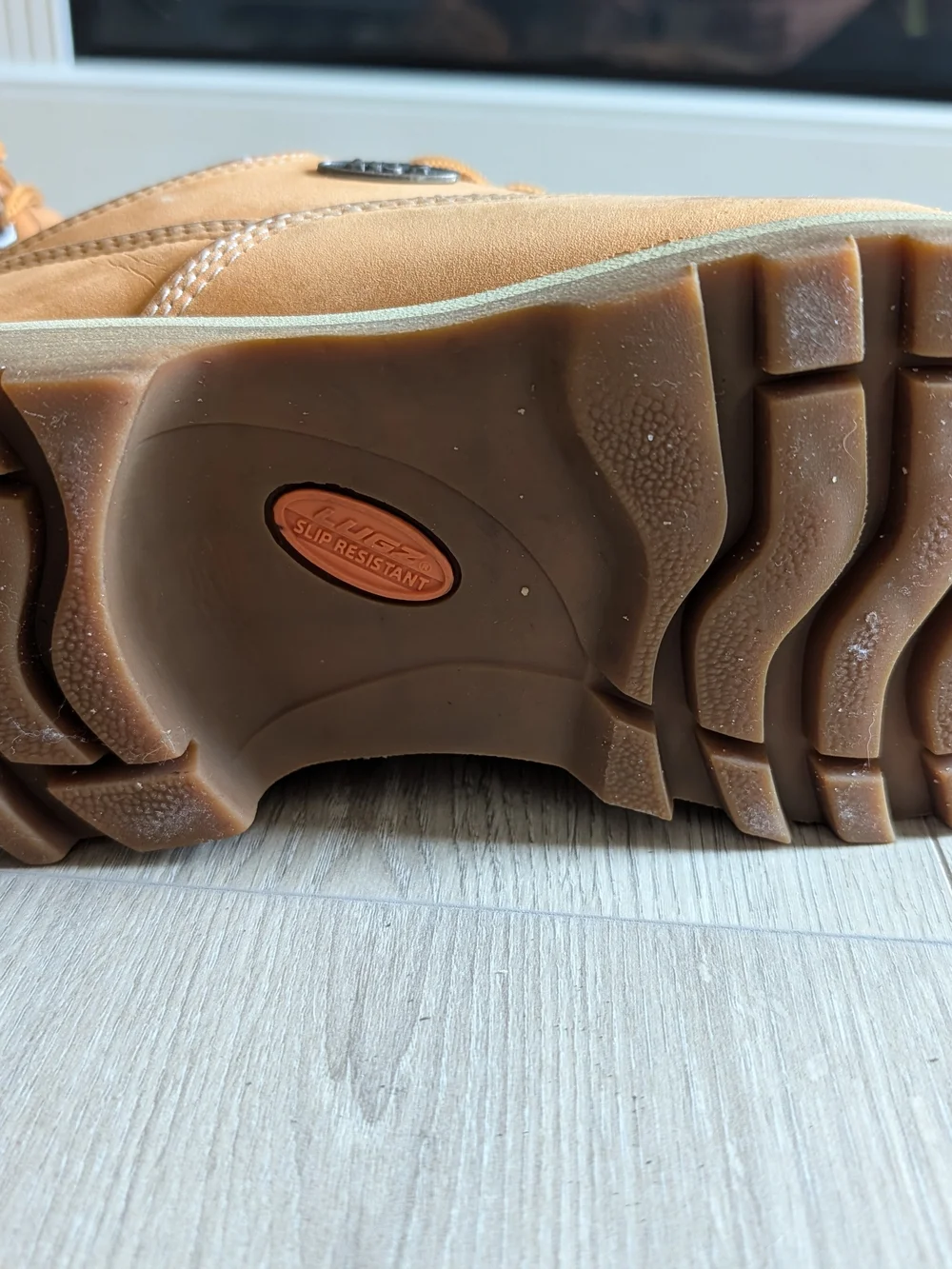 Lugz Wheat/Tan Lace-Up Work Boots